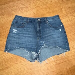 High waist zipper Uniqlo shorts